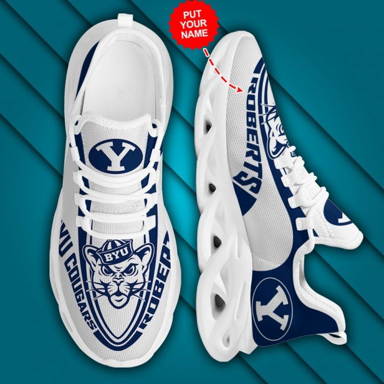 Personalized BYU Cougars clunky max soul shoes 13