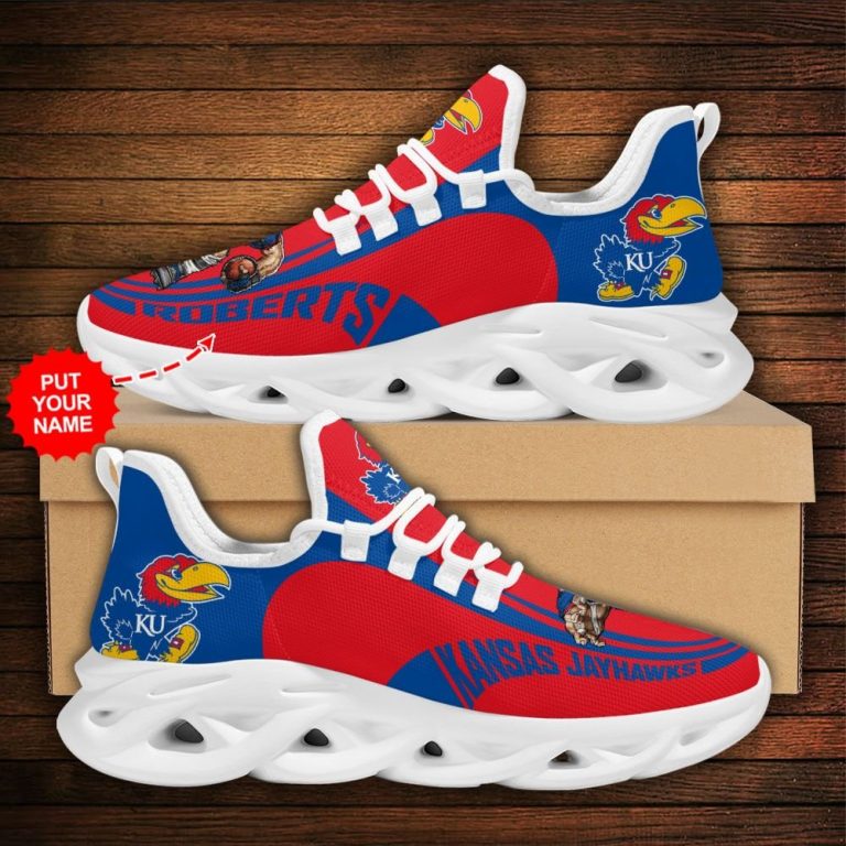 Personalized Kansas Jayhawks clunky max soul shoes 12