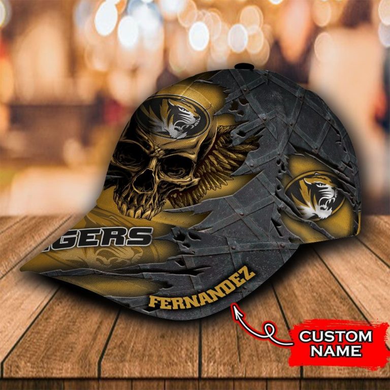 BEST Missouri Tigers custom Personalized name skull cap hat 13