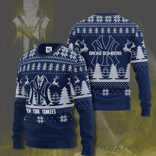 Personalized New York Yankees Custom Christmas Sweater