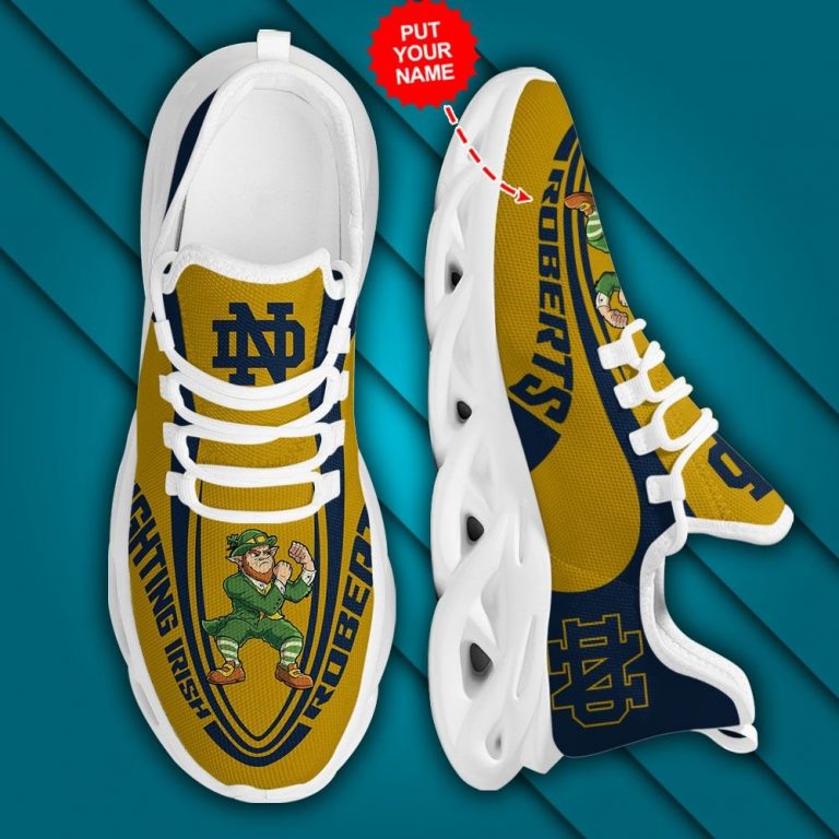 Personalized Notre Dame Fighting Irish clunky max soul shoes 13