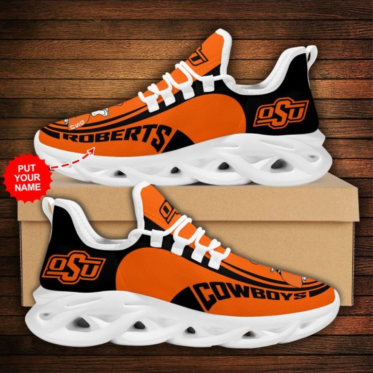 Personalized Oklahoma State Cowboys clunky max soul shoes 12