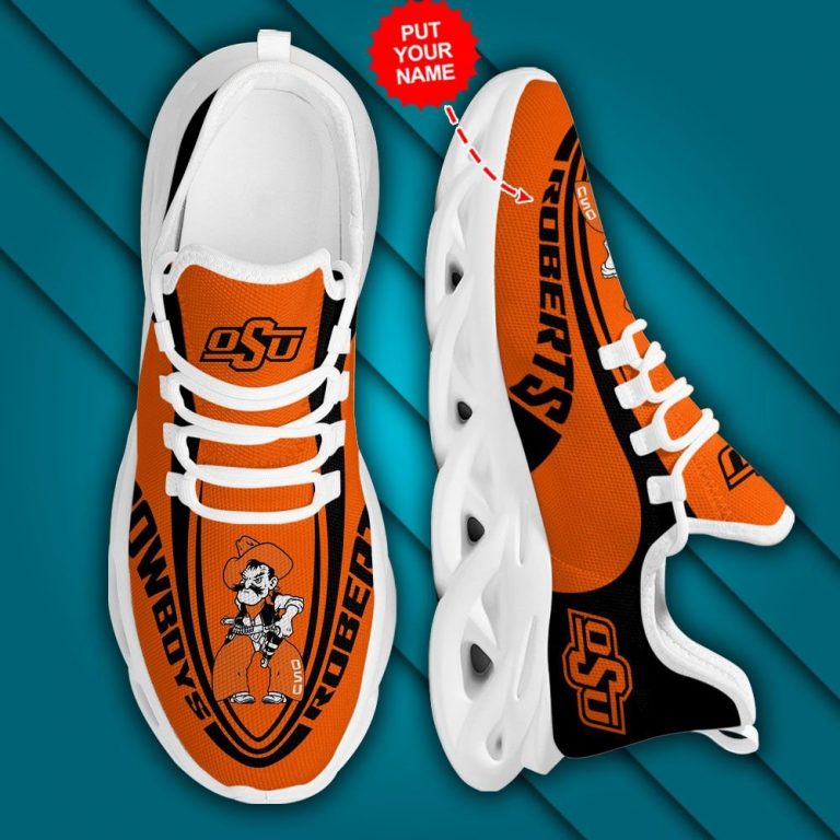 Personalized Oklahoma State Cowboys clunky max soul shoes 13