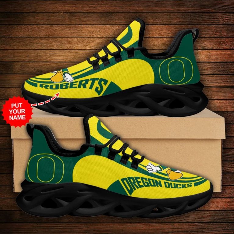 Personalized Oregon Ducks clunky max soul shoes 10