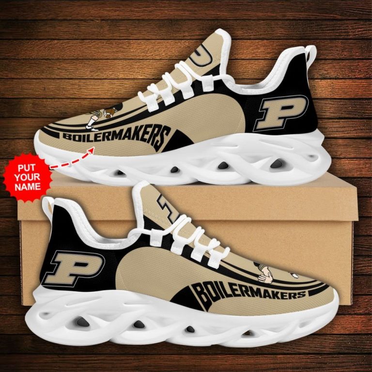 Personalized Purdue Boilermakers clunky max soul shoes 12