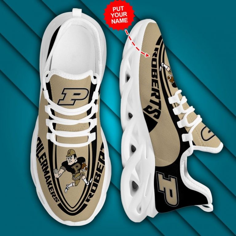 Personalized Purdue Boilermakers clunky max soul shoes 13