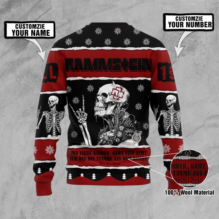 Personalized Rammstein nun liebe kinder custom sweater 11