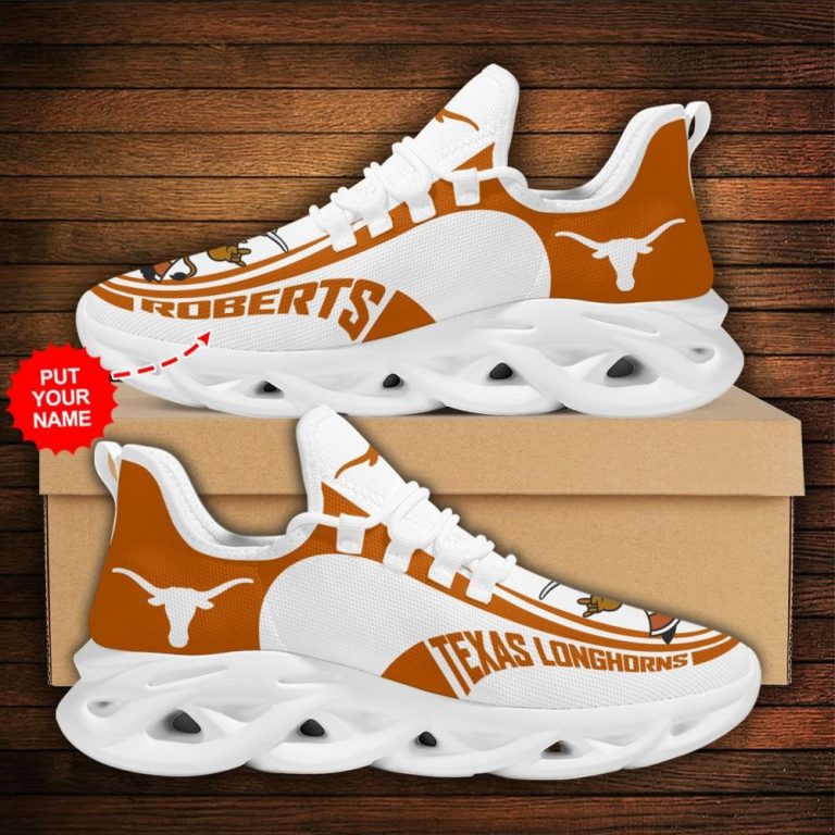 Personalized Texas Longhorns clunky max soul shoes 12