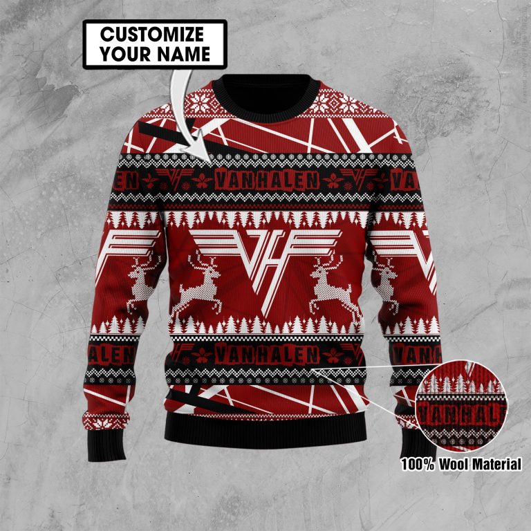 Personalized Van Halen band sweater, sweatshirt 8