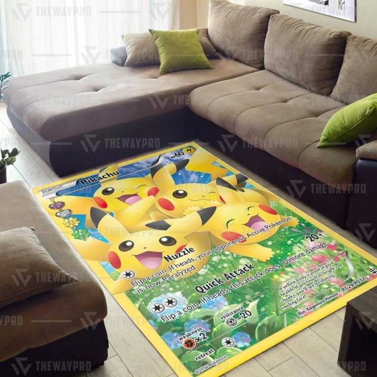Pikachu Generations Pokemon rug 8