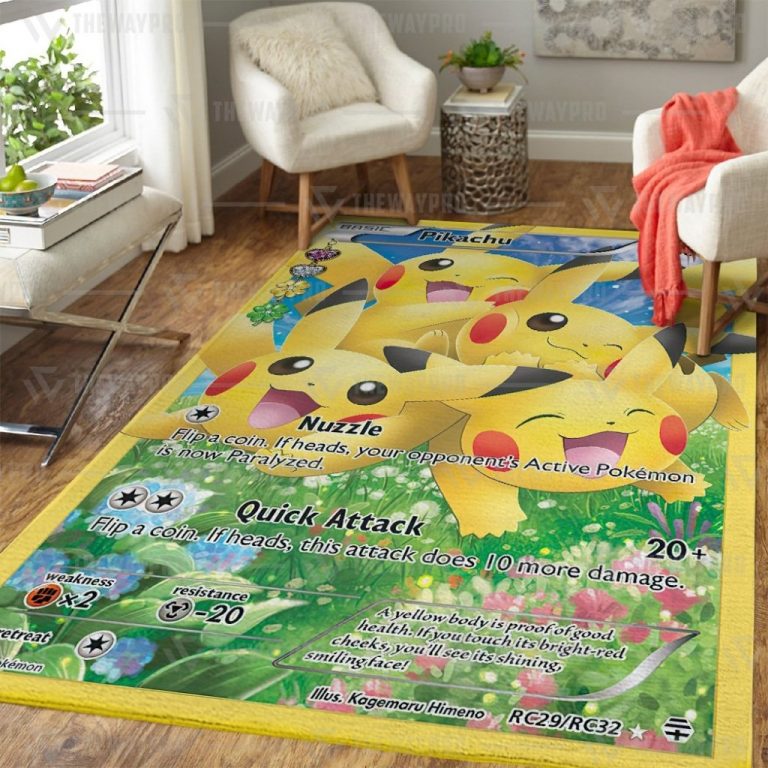 Pikachu Generations Pokemon rug 10