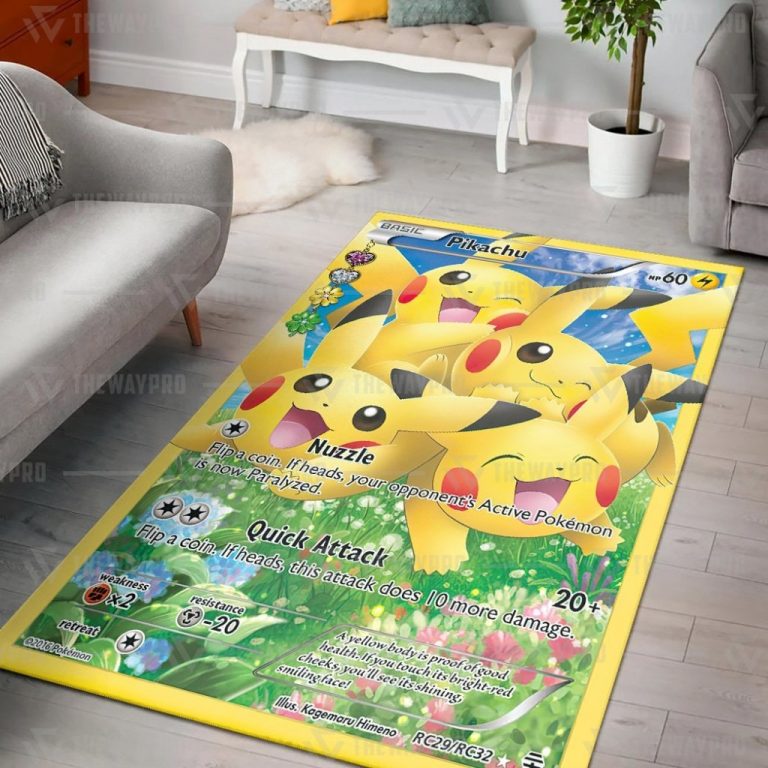 Pikachu Generations Pokemon rug 9