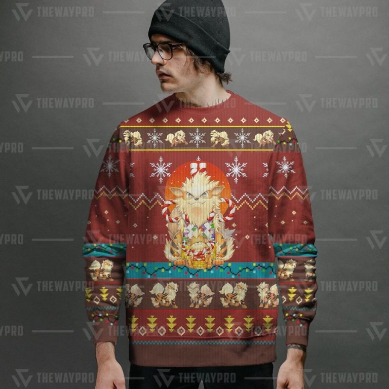 Pokemon Arcanine Knitted Sweatshirt 8