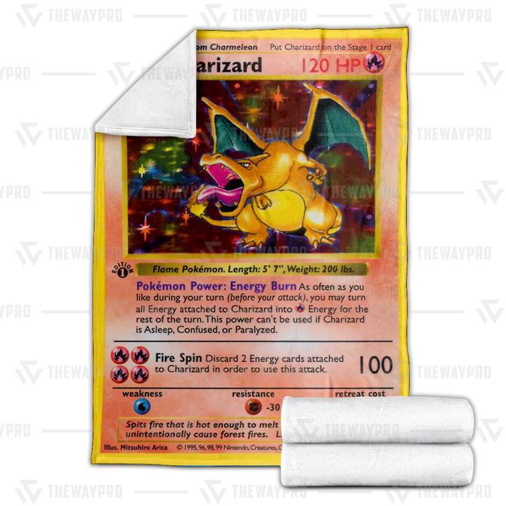 Pokémon Charizard Soft Blanket 1