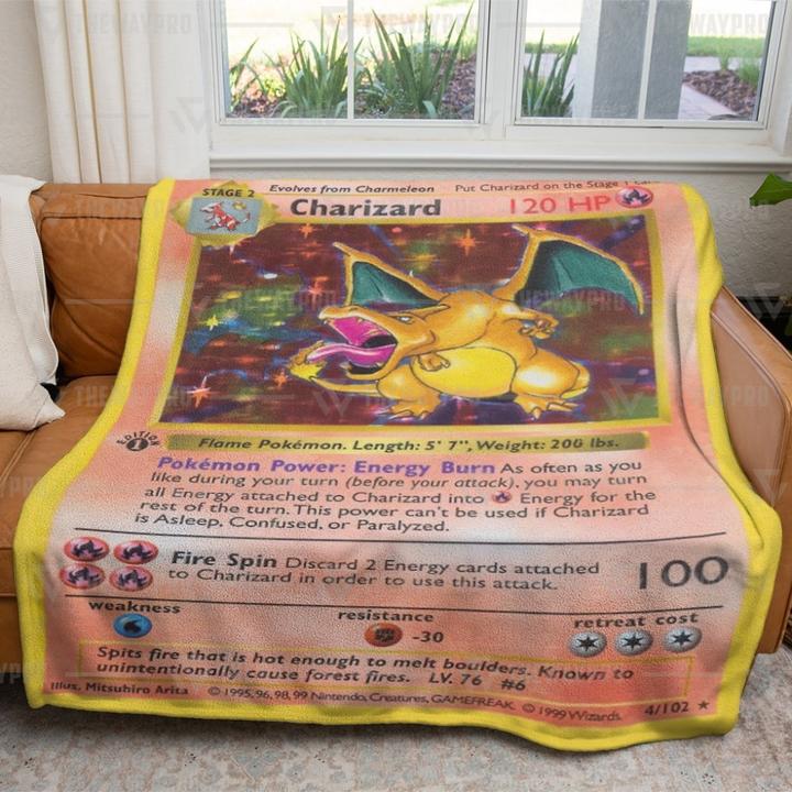 Pokémon Charizard Soft Blanket 7
