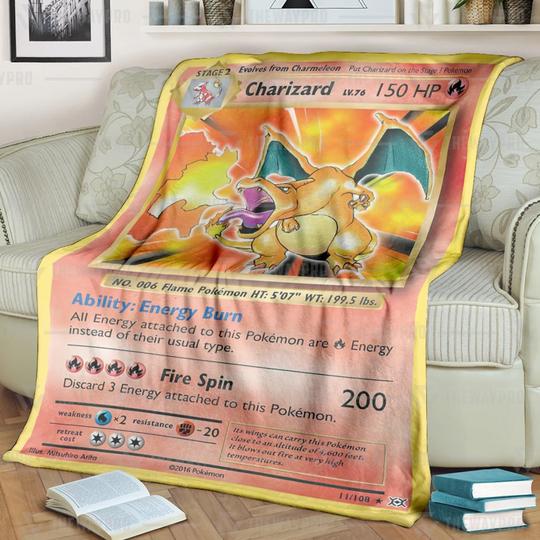 Pokémon Charizard Soft Blanket 10