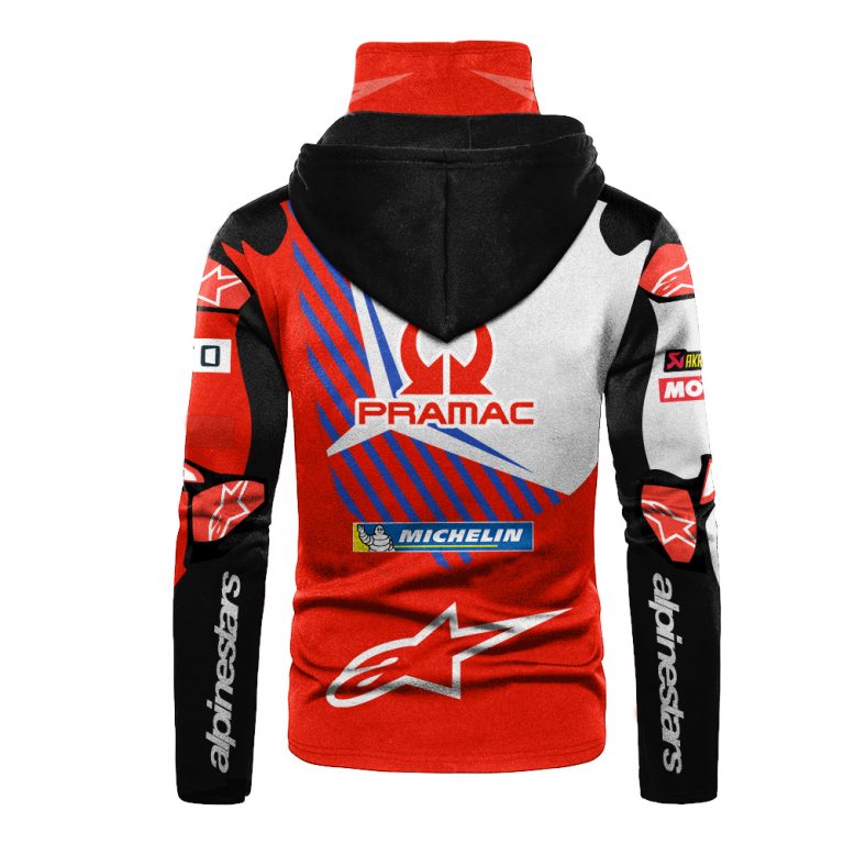 Pramac Ducati Racing hoodie mask 9