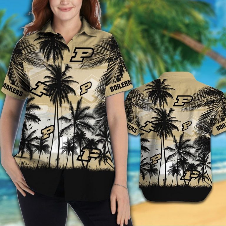 Purdue Boilermakers Tropical hawaiian shirt 14