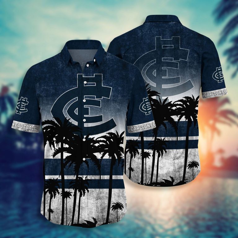 Carlton Blues AFL Hawaiian shirt 12