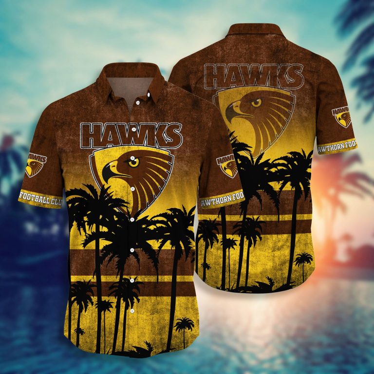 Hawthorn Hawks AFL Hawaiian shirt 14