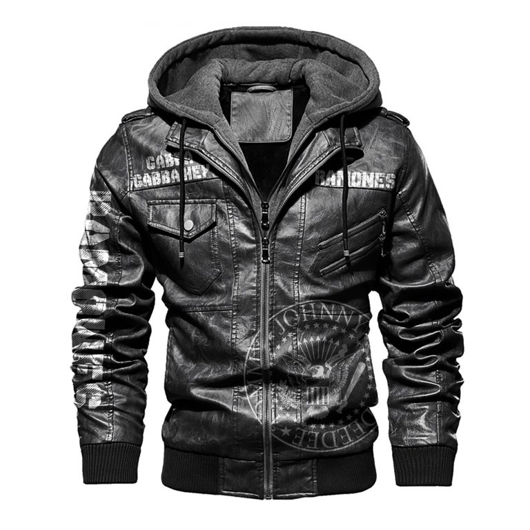 Ramones band custom personalized name leather jacket 9
