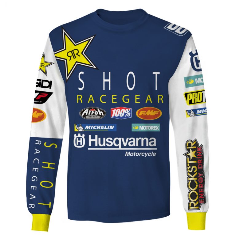 Rockstar Energy Drink Shot Race Gear custom name and number 3d shirt, hoodie 18