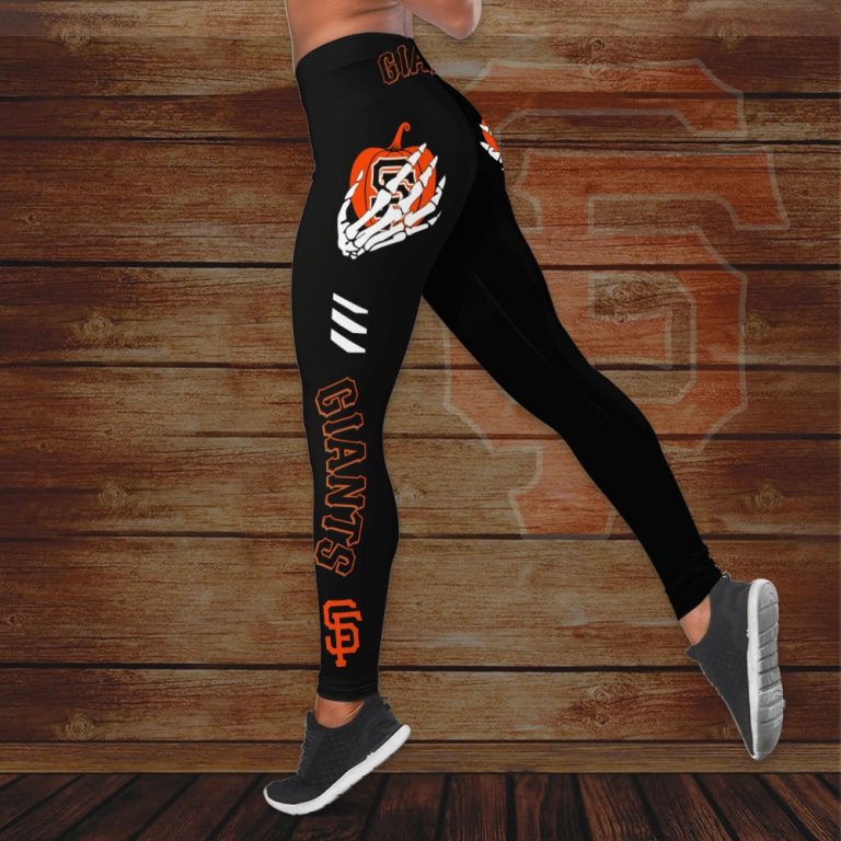 San Francisco Giants these titties are protected by a Giants guy criss cross tank top, legging 9