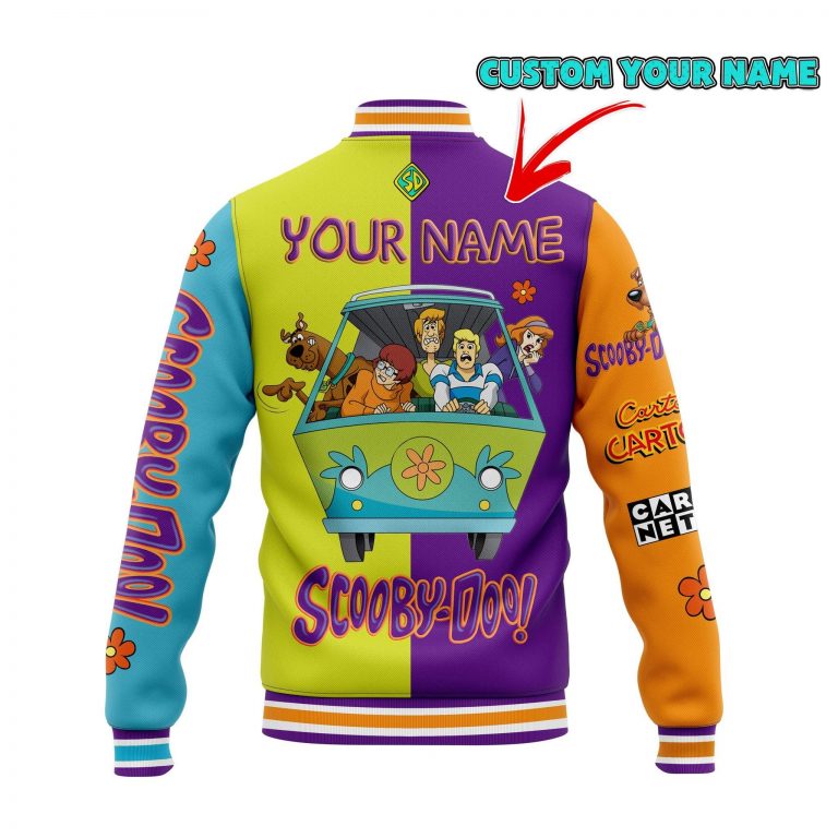 Scooby-Doo cartoon custom baseball jacket 11