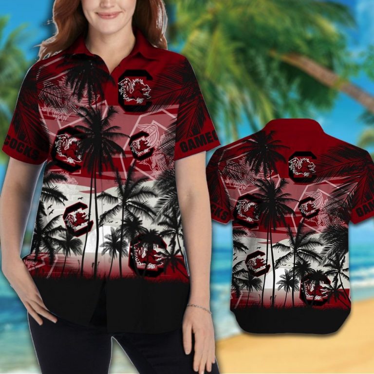 South Carolina Gamecocks football Tropical hawaiian shirt 14
