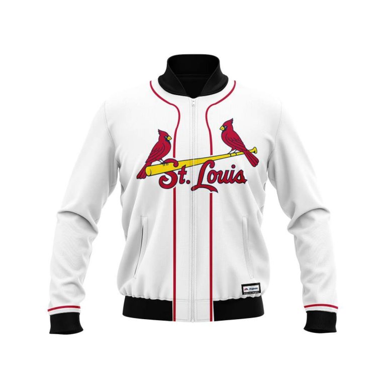 St. Louis Cardinals custom name and number bomber jacket, hoodie mask 14