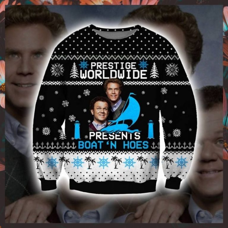 Step brothers Prestige Worldwide Presents Boats N Hoes ugly sweater, sweatshirt 11