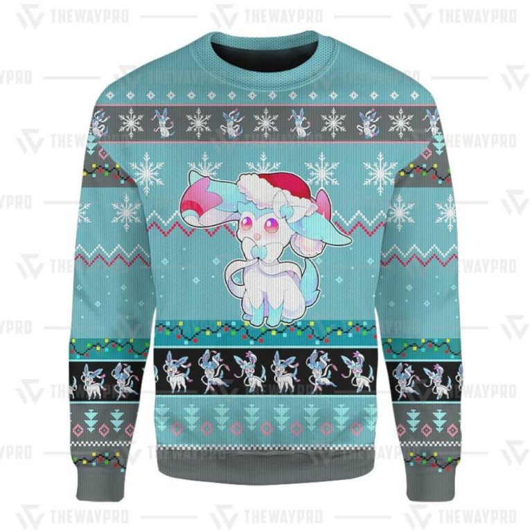 Sylveon Pokemon Sweater, sweatshirt 12