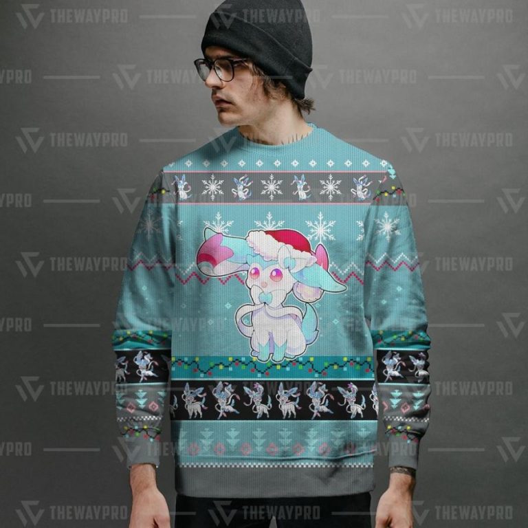 Sylveon Pokemon Sweater, sweatshirt 14