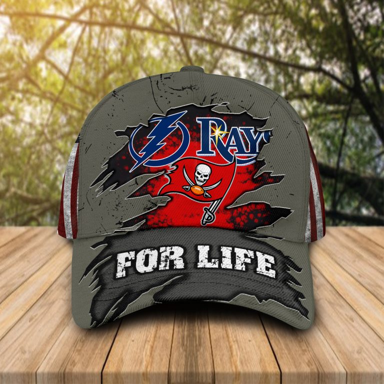 Tampa Bay Lightning and Buccaneers for life cap hat 12