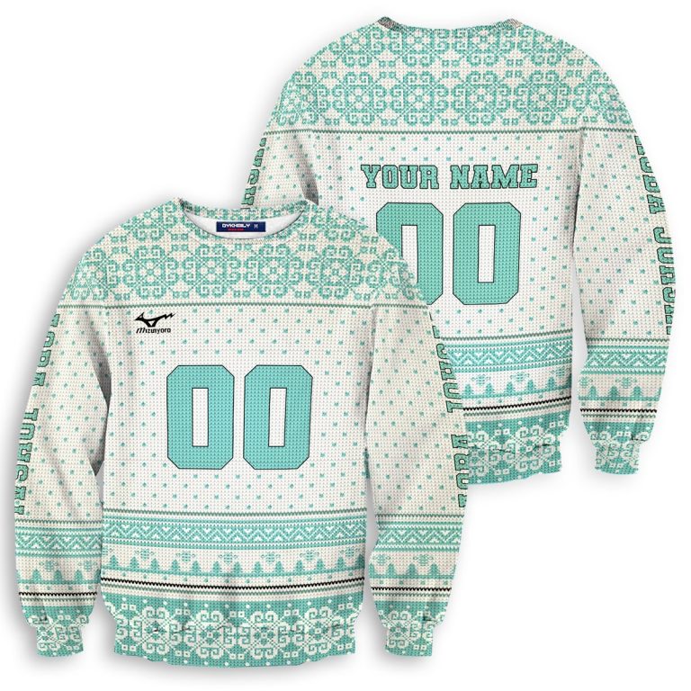 Team Aoba Johsai custom Christmas sweater, sweatshirt 10