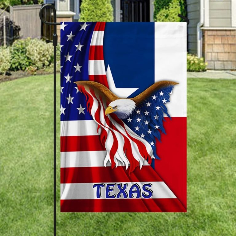 Texas Eagle American flag 17
