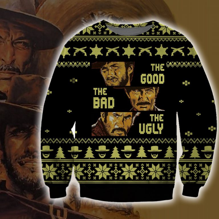 The Good the Bad and the Ugly Christmas sweater, sweatshirt 8