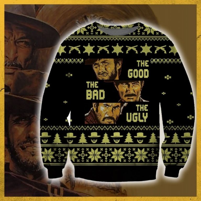 The Good the Bad and the Ugly Christmas sweater, sweatshirt 10