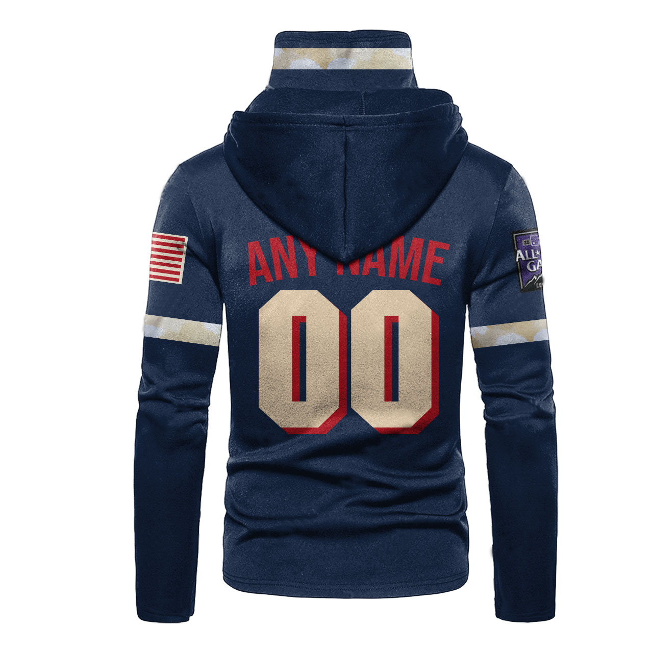 Toronto Blue Jays custom name and number 3d hoodie, hoodie mask 13