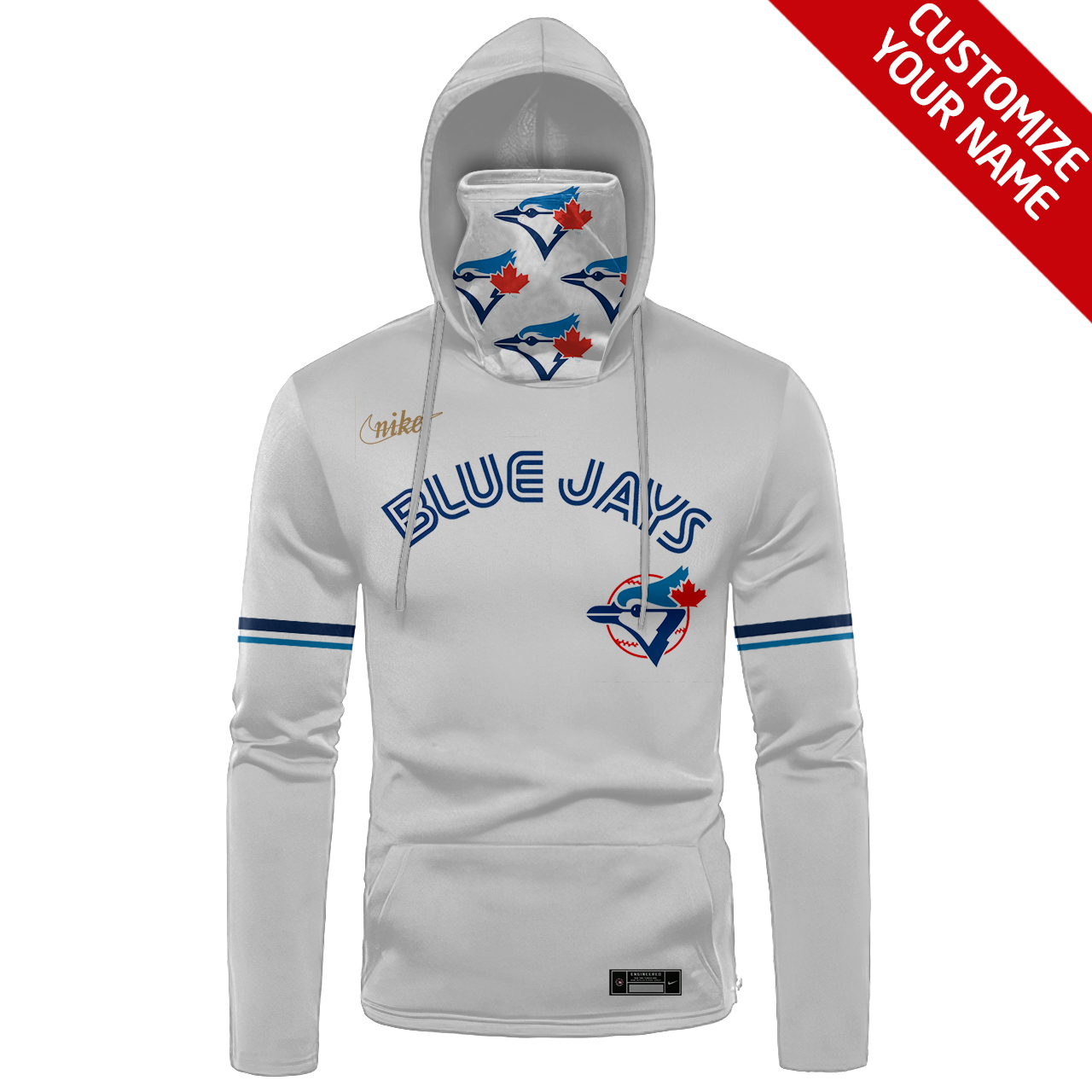 Toronto Blue Jays custom name and number 3d hoodie, hoodie mask 5