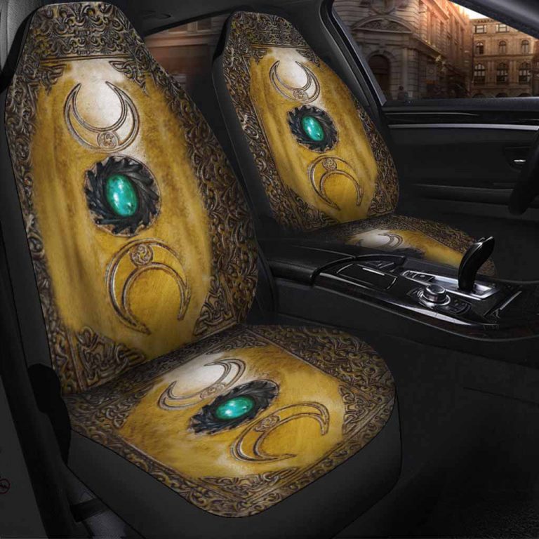 Triple Moon Third Eye Witch Seat Cover 13