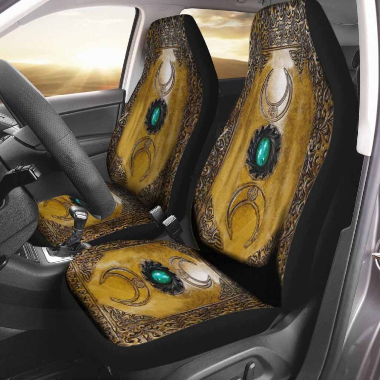 Triple Moon Third Eye Witch Seat Cover 10
