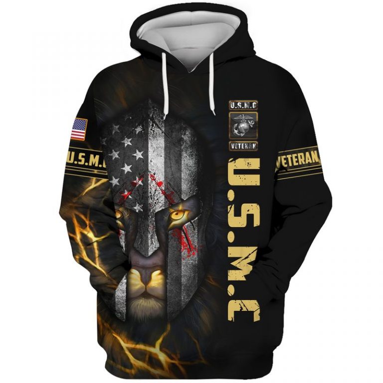 United States Marine Corps Veteran Lion 3d shirt, hoodie 17