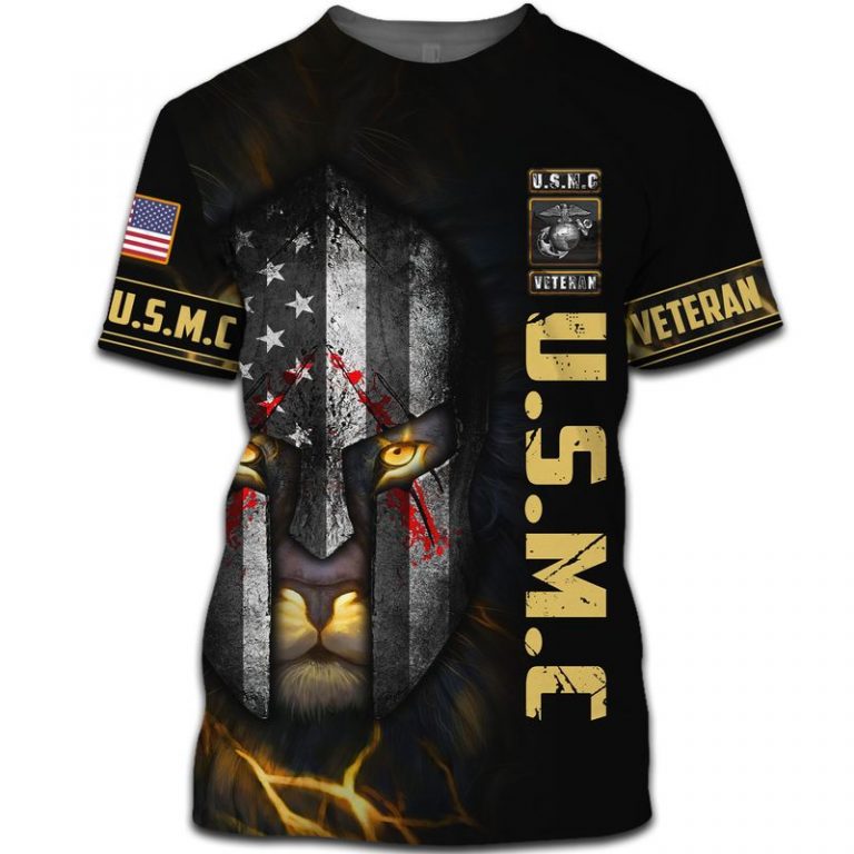 United States Marine Corps Veteran Lion 3d shirt, hoodie 16