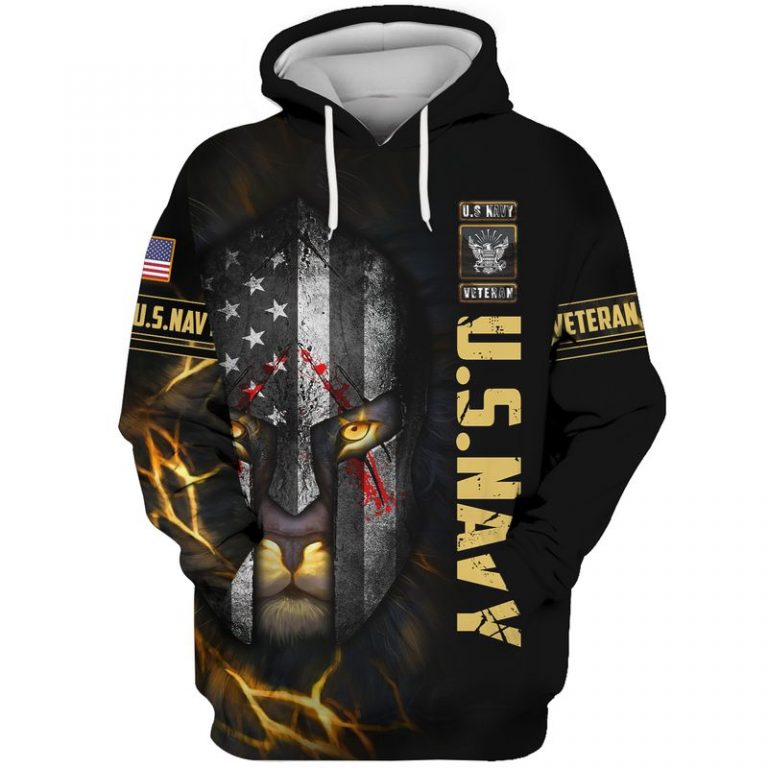 United States Navy Veteran Lion 3d shirt, hoodie 18