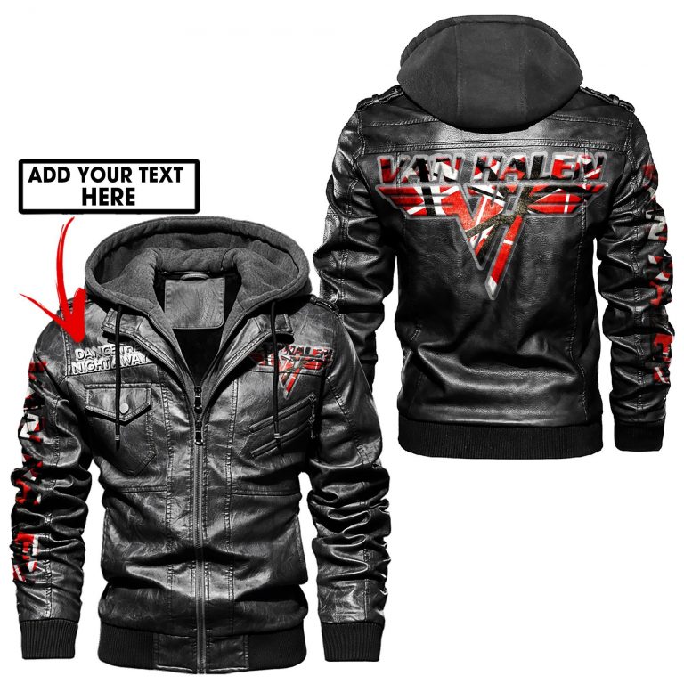Van Halen custom leather jacket 14