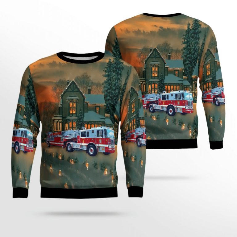 Washington DC Fire and EMS Christmas sweater, sweatshirt 12