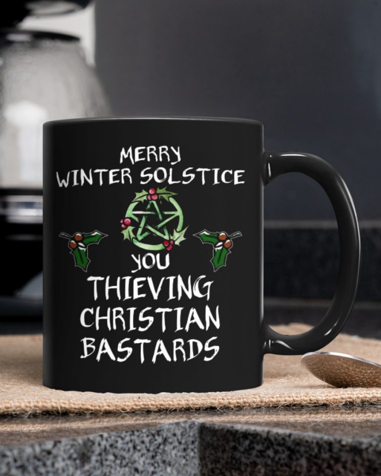 Witch Merry Winter you thieving christian bastards mug 18