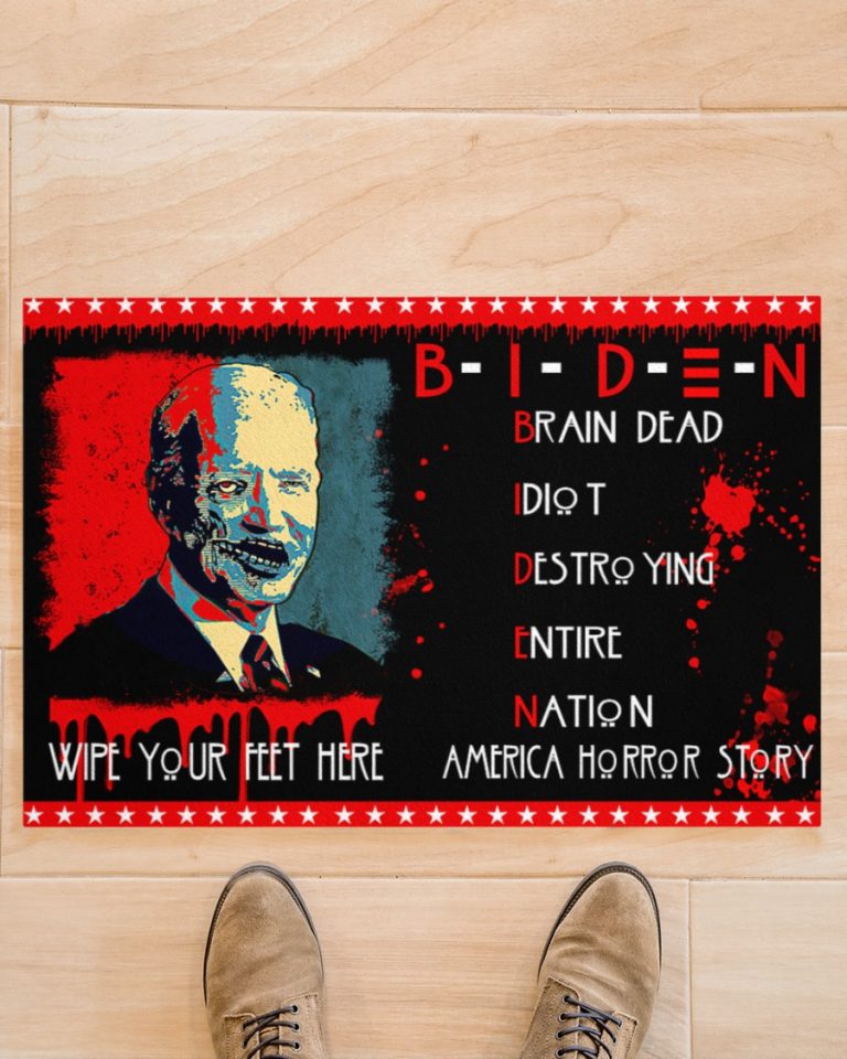 Zombie Biden wipe your feet here American Horror Story doormat 11