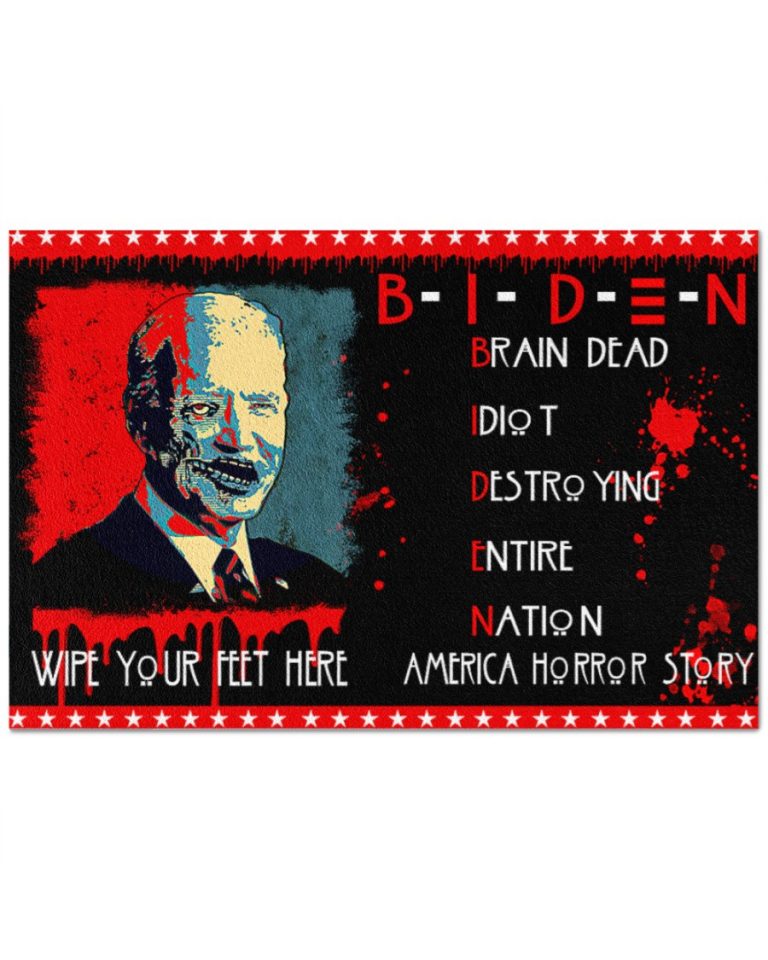 Zombie Biden wipe your feet here American Horror Story doormat 10